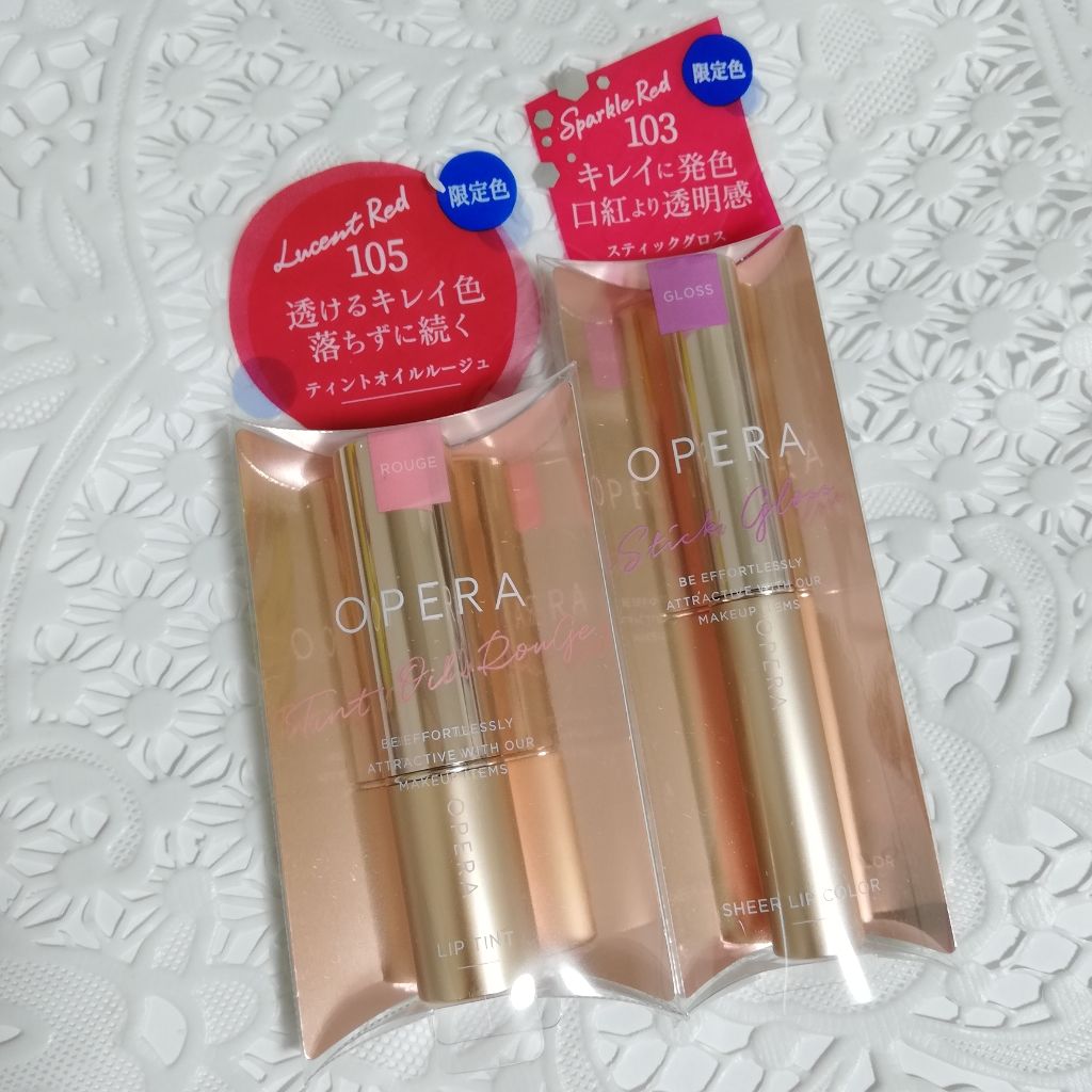 オペラ シアーリップカラー RN/OPERA/リップグロスを使ったクチコミ（1枚目）