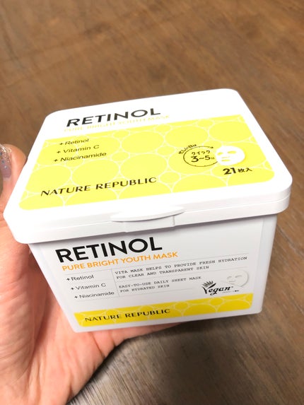 キューブマスク レチノール/ネイチャーリパブリック/シートマスク・パックを使ったクチコミ(2枚目)
