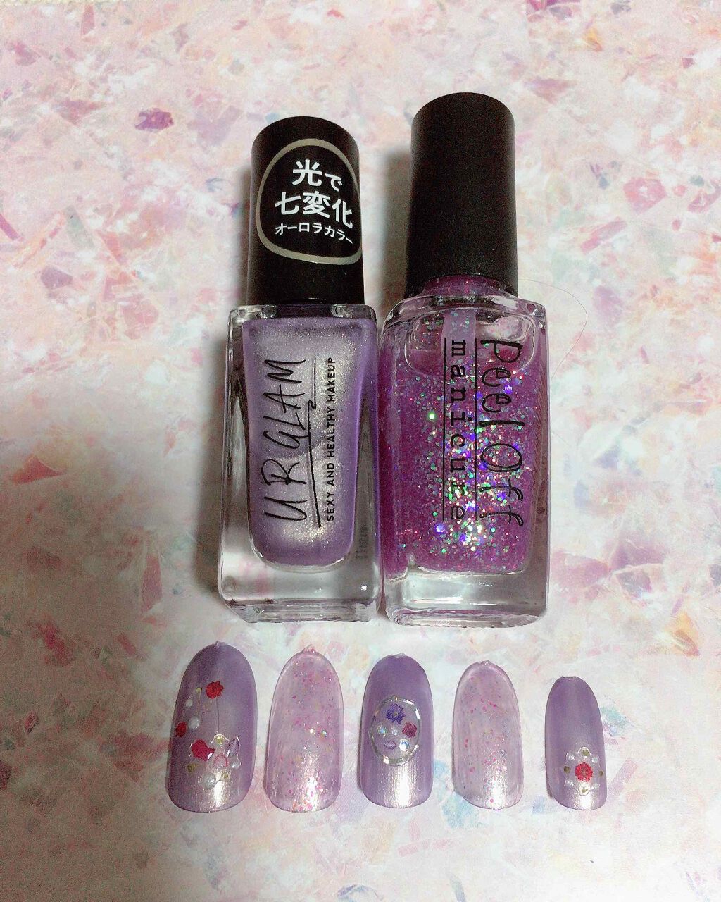 ピールオフマニキュア/キャンドゥ/マニキュアを使ったクチコミ（2枚目）