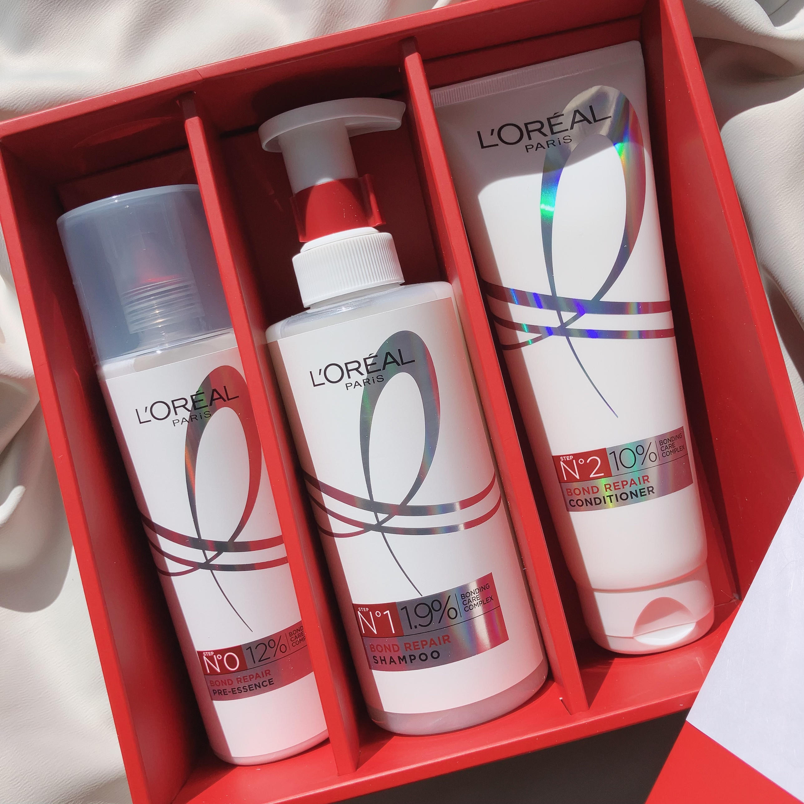 ロレアル パリ ボンド リペア シャンプー／コンディショナー/ロレアル パリ/市販シャンプーを使ったクチコミ（1枚目）