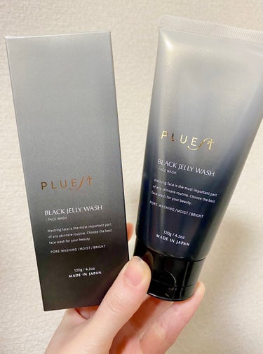 BLACK JELLY WASH（ブラックジェリーウォッシュ）/PLUEST/その他洗顔料を使ったクチコミ（1枚目）