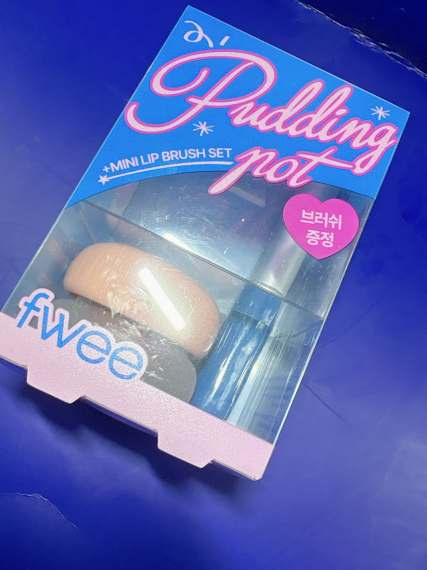 リップアンドチーク ブラーリープリンポット/fwee/口紅を使ったクチコミ(2枚目)