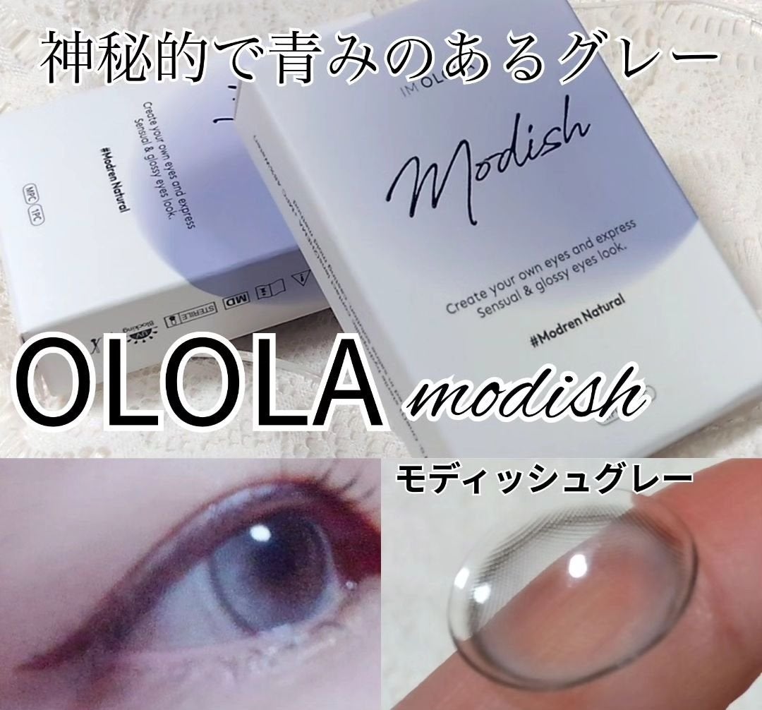 モディッシュ(Modish)マンスリー/OLOLA/1ヶ月(1MONTH)カラコンを使ったクチコミ(1枚目)