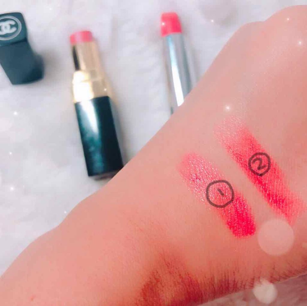 ルージュ ココ シャイン/CHANEL/口紅を使ったクチコミ(2枚目)