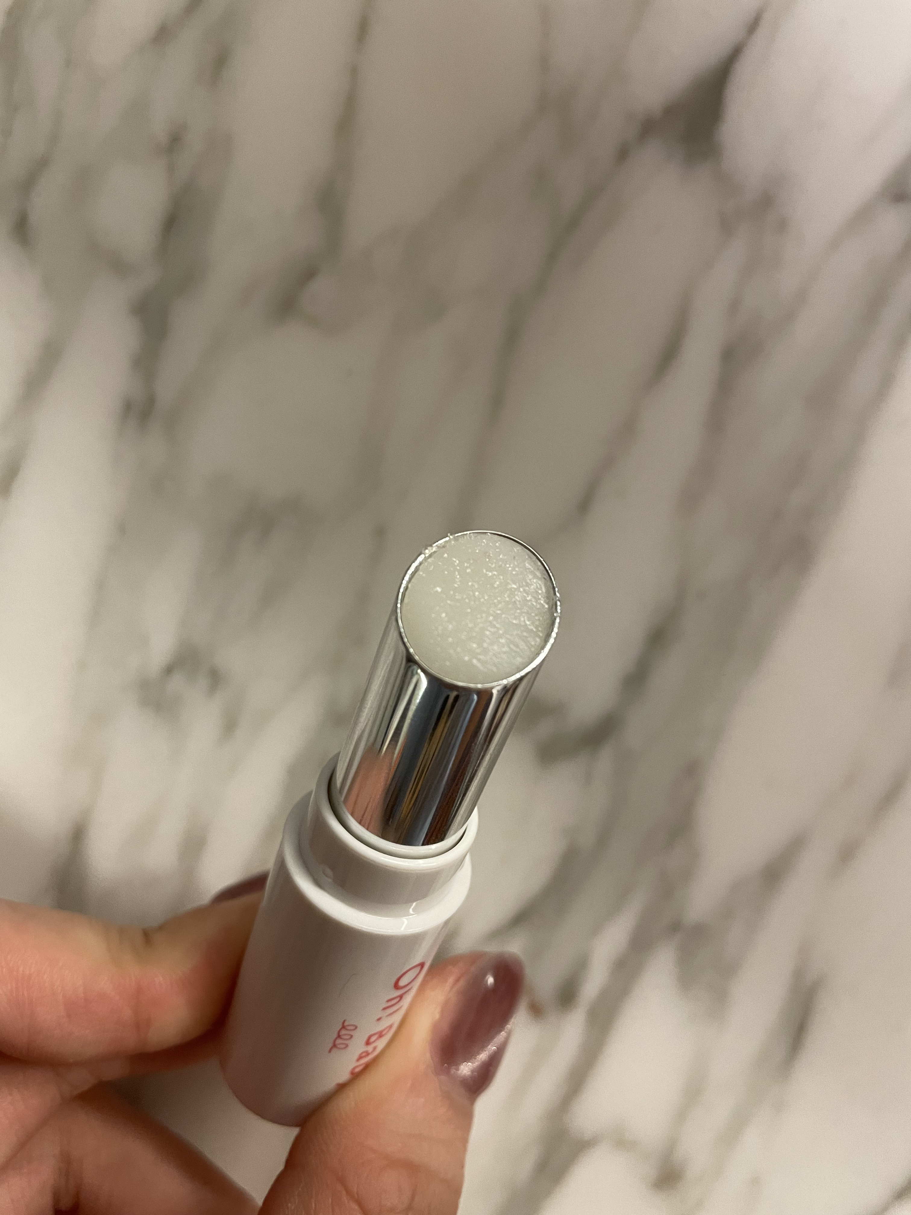 Oh！Baby スクラブリップバーム 無色/ハウス オブ ローゼ/リップスクラブを使ったクチコミ（2枚目）