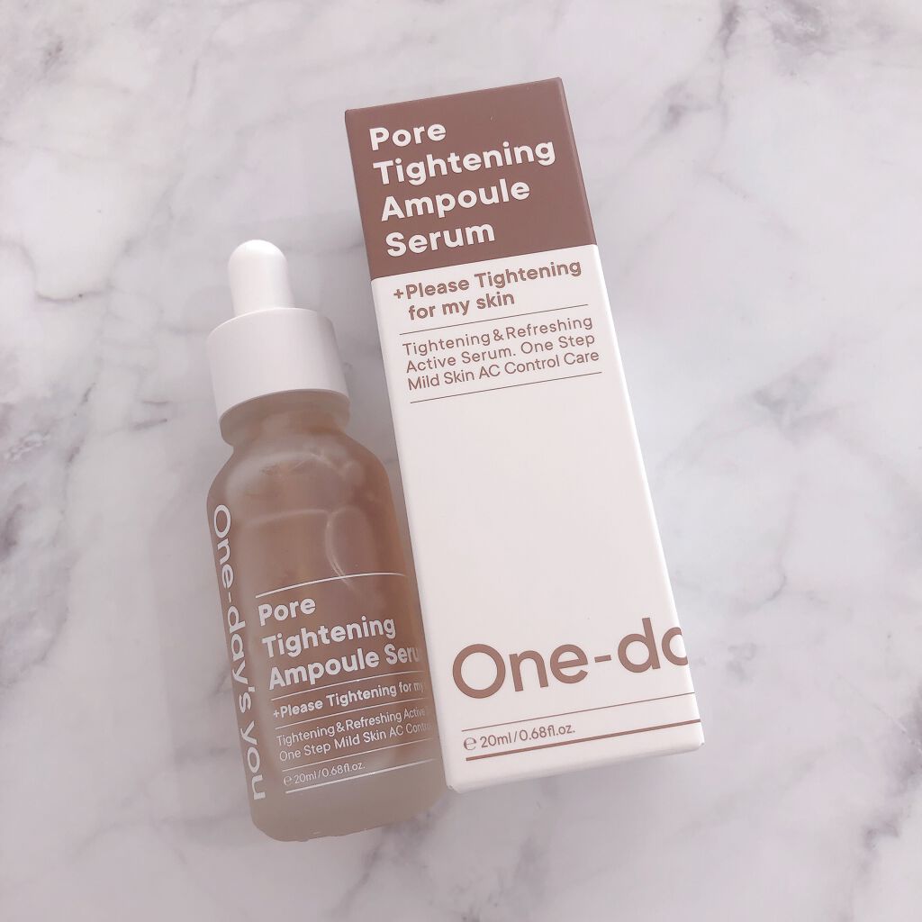 ポアタイトニングアンプルセラム/One-day's you/美容液を使ったクチコミ（1枚目）