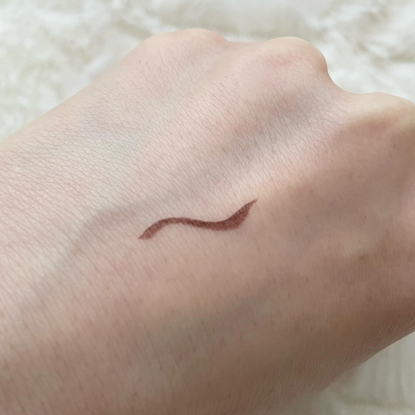 ラインエキスパンダー  BR713 桃色球根/MAJOLICA MAJORCA/リキッドアイライナーを使ったクチコミ（3枚目）