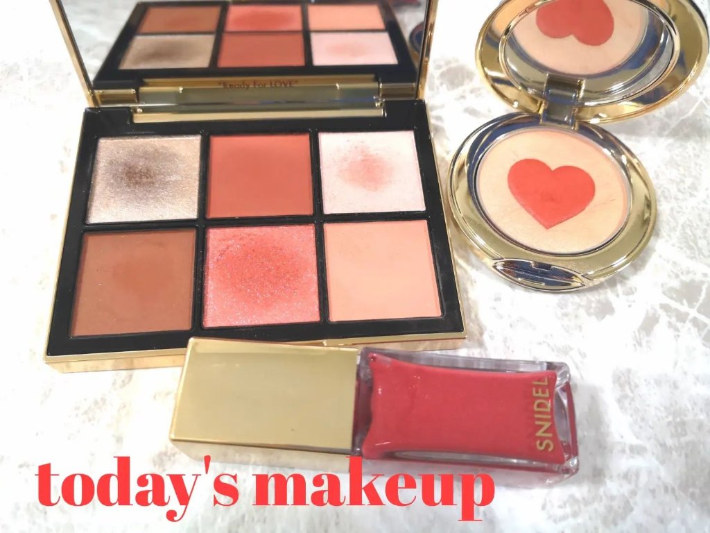 ブラッシング ハート EX01 Blushing Red /SNIDEL BEAUTY/パウダーチークを使ったクチコミ（1枚目）