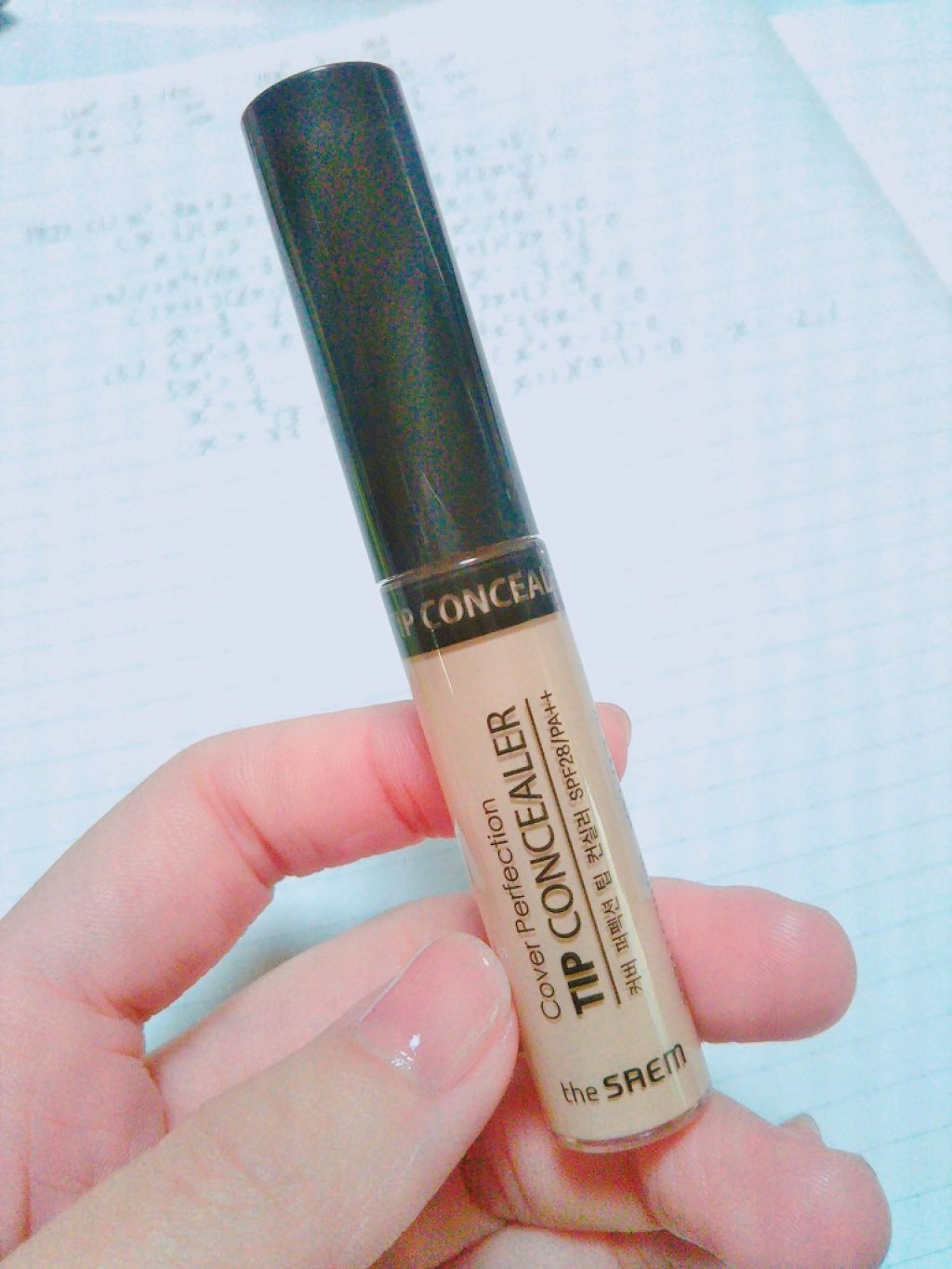 カバーパーフェクション チップコンシーラー/the SAEM/リキッドコンシーラーを使ったクチコミ(1枚目)