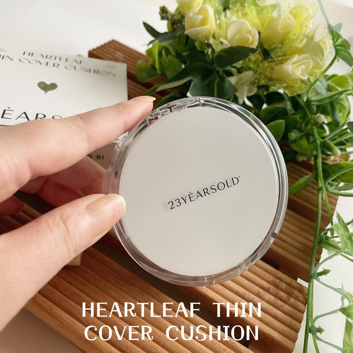 ハートリーフシーンカバークッション/23years old/クッションファンデーションを使ったクチコミ（1枚目）