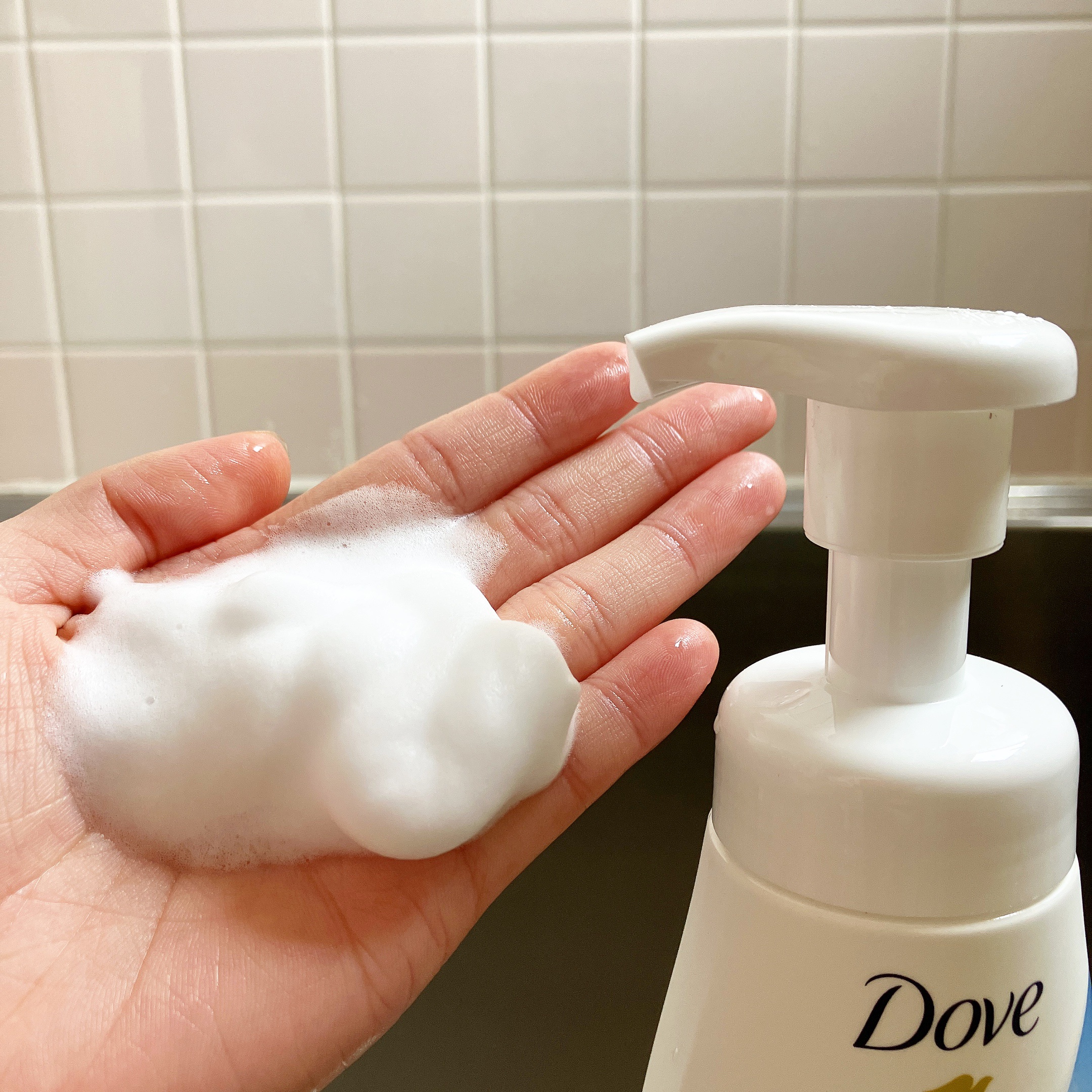 ビューティモイスチャー クリーミー泡洗顔料/ダヴ/泡洗顔を使ったクチコミ（3枚目）