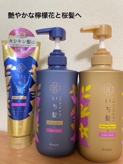 ダメージリペア&カラーケア シャンプー/コンディショナー/いち髪/市販シャンプーを使ったクチコミ(1枚目)