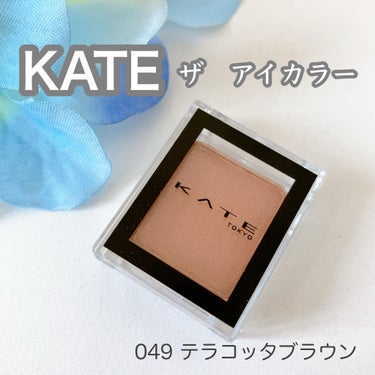 イエベさんに超絶おすすめ！
KATEの単色アイシャドウ、テラコッタブラウン


赤みのあるオレンジっぽいブラウン🧡
パール感も程よく、粉質もややしっとりめ。
単色だけどこれ一つでグラデーションにしやすく