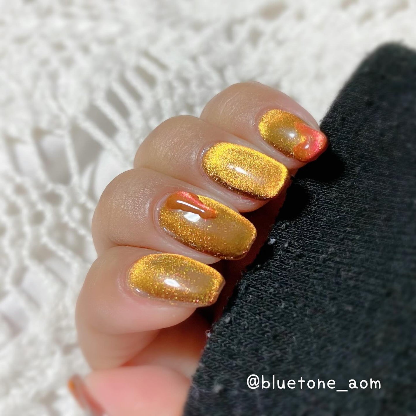 アニマルマグネットジェル/ネイル工房/ジェルネイルを使ったクチコミ(6枚目)