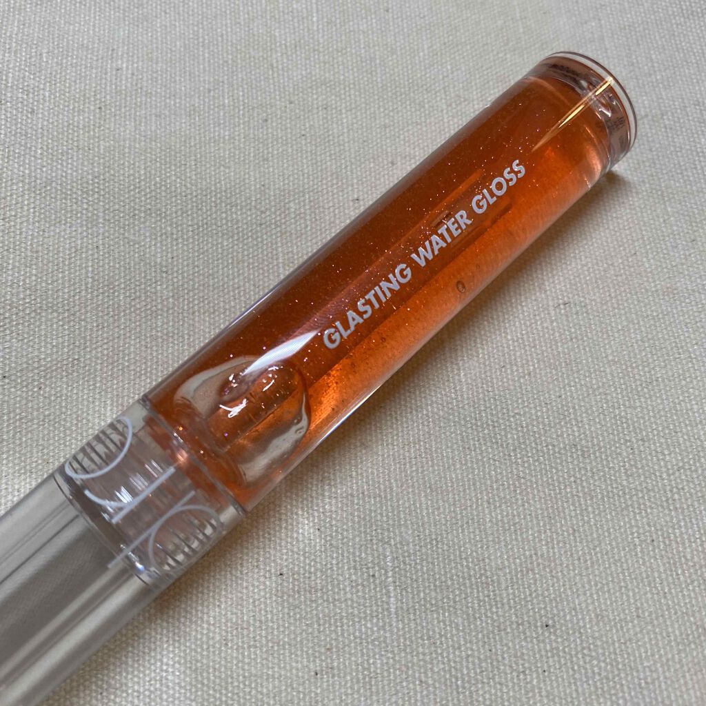 グラスティングウォーターグロス/rom&nd/リップグロスを使ったクチコミ（2枚目）