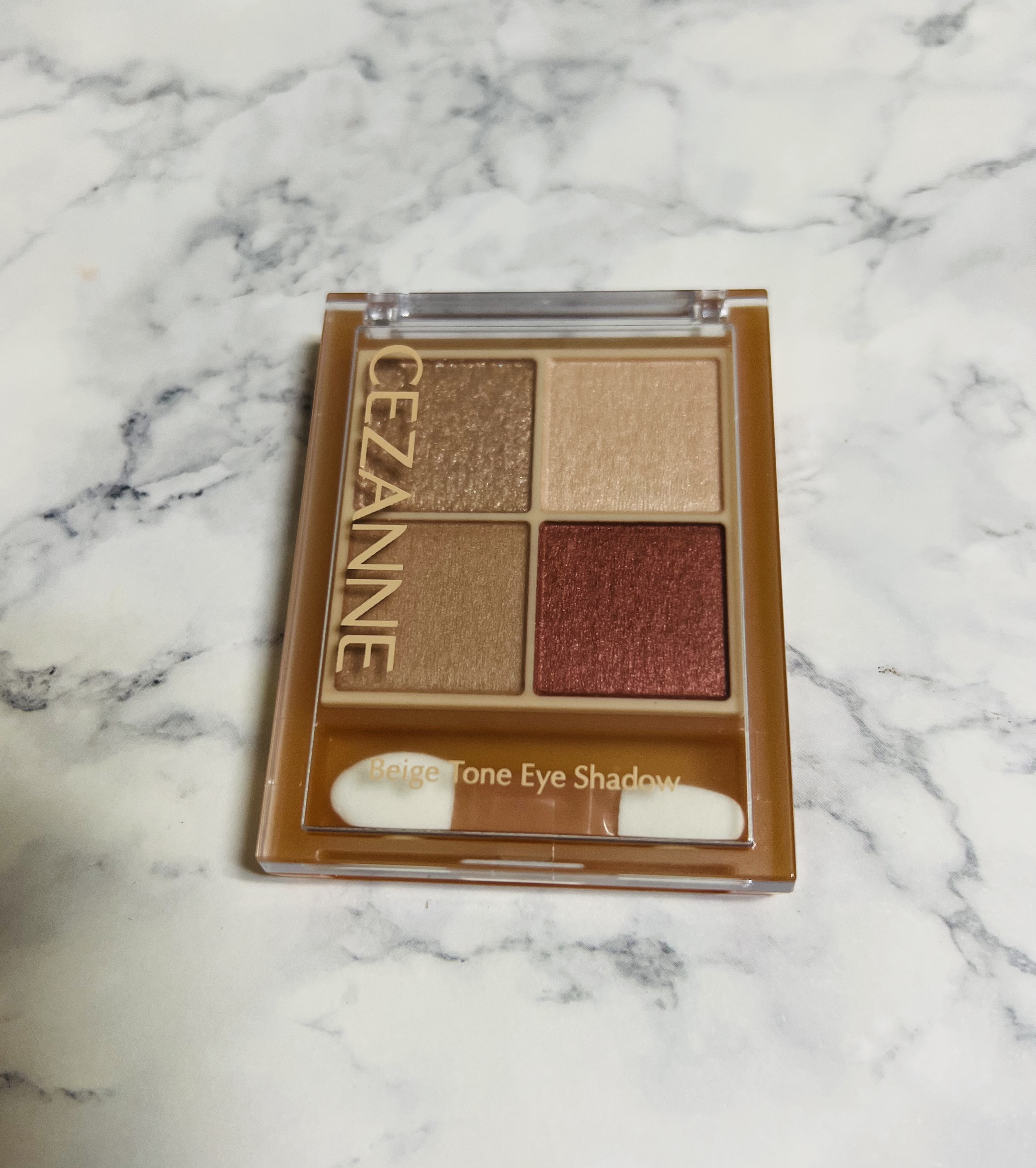 ベージュトーンアイシャドウ 03 アンティークベージュ/CEZANNE/アイシャドウパレットを使ったクチコミ（2枚目）