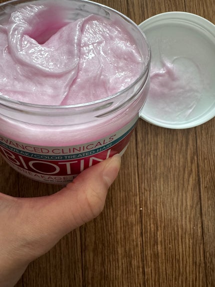 BIOTIN anti-breakage hair mask/ADVANCED CLINICALS/洗い流すヘアトリートメントを使ったクチコミ(4枚目)