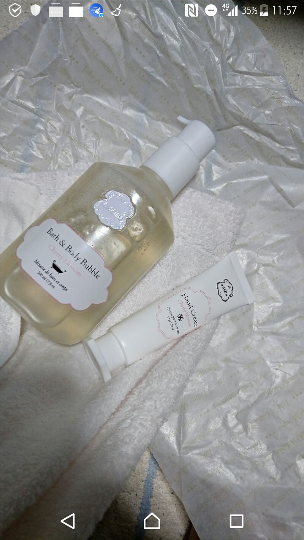 ハンドクリーム チェリーブロッサム/Laline/ハンドクリームを使ったクチコミ（1枚目）