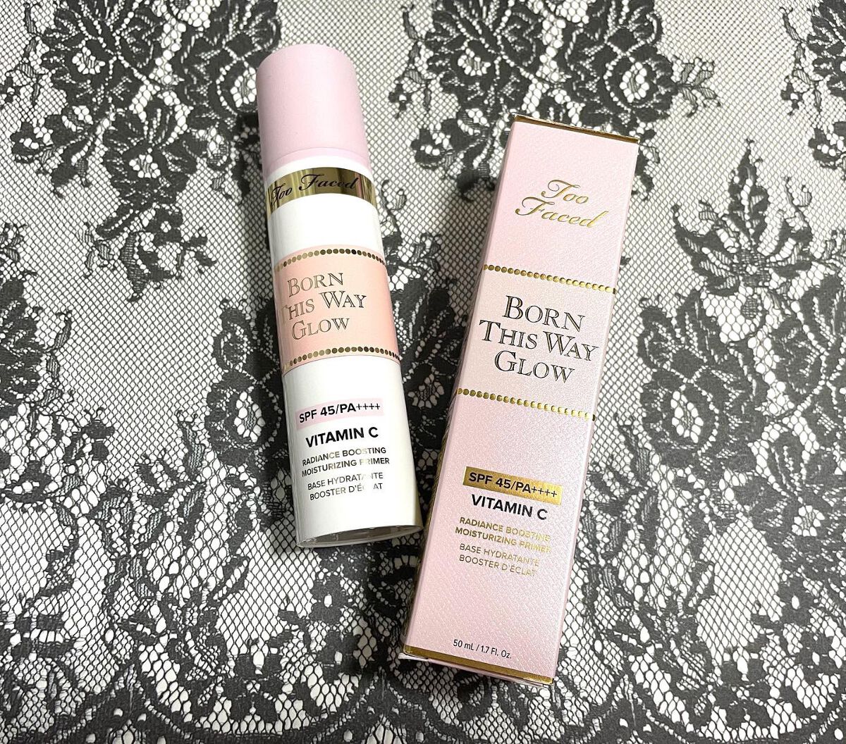 ボーン ディス ウェイ グロウ モイスチュアライジング メイクアップ プライマー/Too Faced/化粧下地を使ったクチコミ(1枚目)