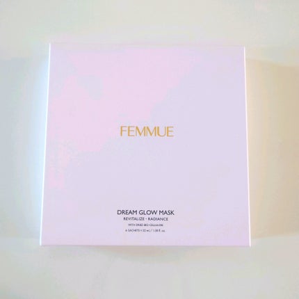 ドリームグロウマスク RR(透明感・キメ)/FEMMUE/シートマスク・パックを使ったクチコミ(6枚目)