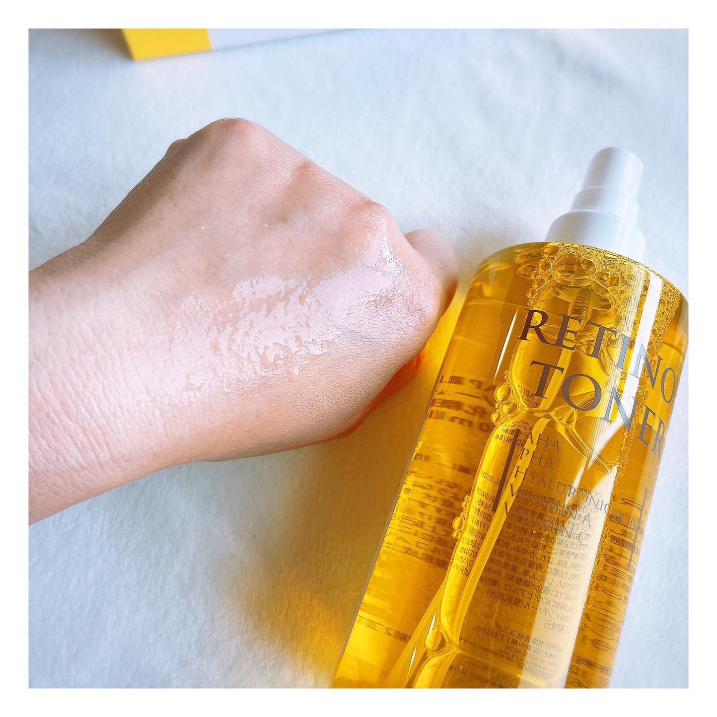 レチノールトナー/APLIN/ミスト状化粧水を使ったクチコミ(2枚目)