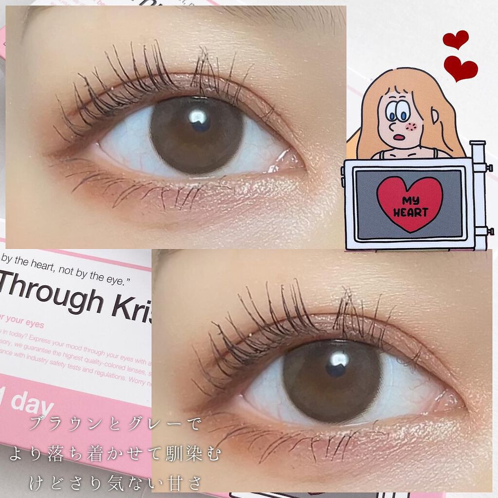 See Through Kristin/Hapa kristin/カラーコンタクトレンズを使ったクチコミ（3枚目）