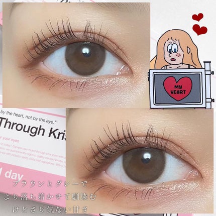 See Through Kristin/Hapa kristin/カラーコンタクトレンズを使ったクチコミ(3枚目)