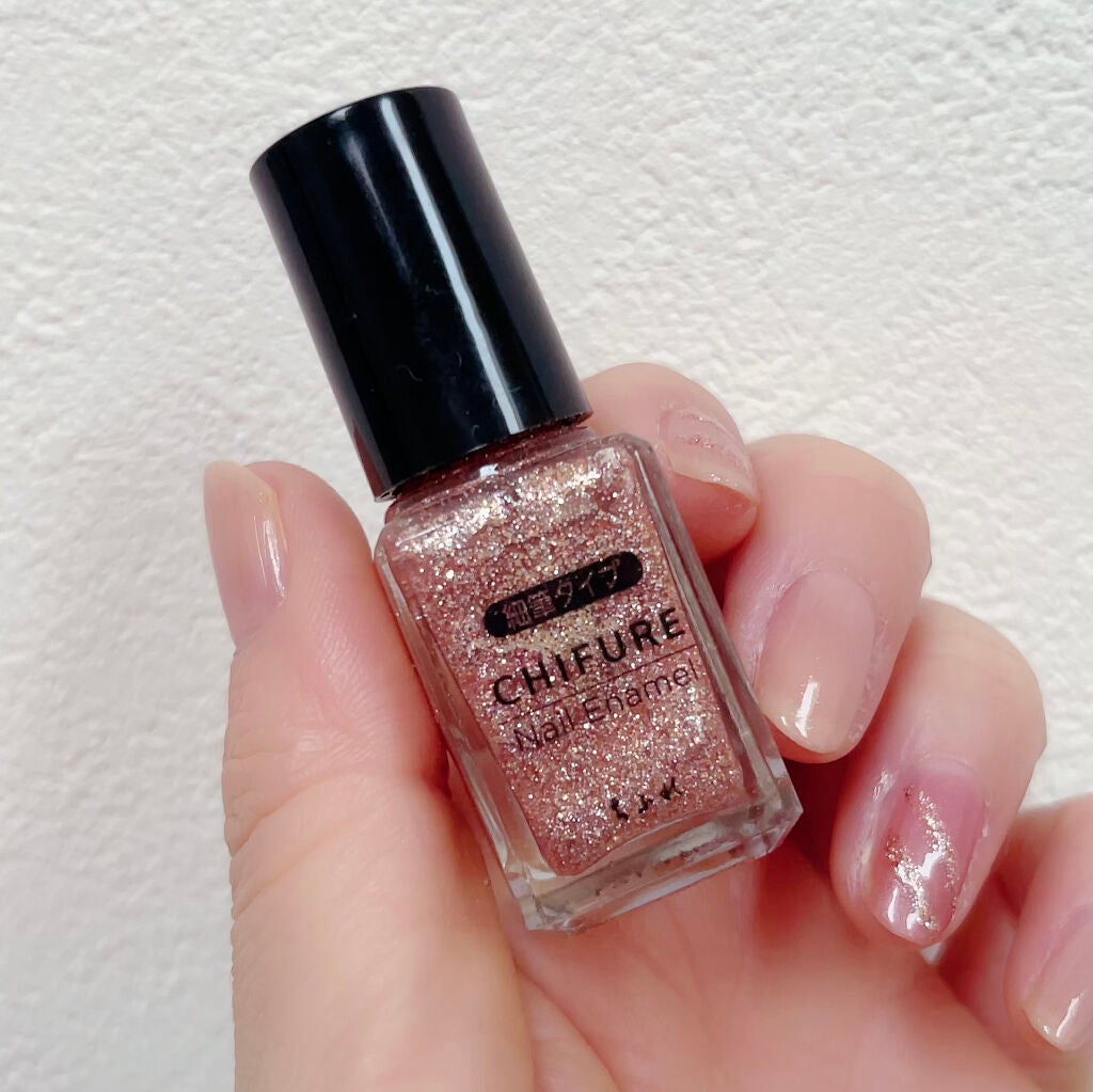 ネイル エナメル 細筆タイプ/ちふれ/マニキュアを使ったクチコミ(4枚目)