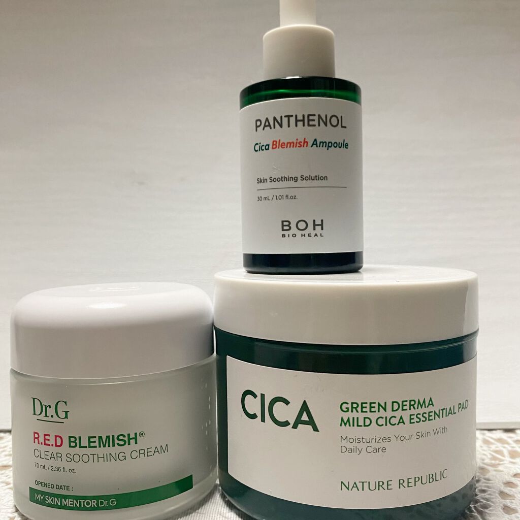 レッドB・Cスムージングクリーム/Dr.G/フェイスクリームを使ったクチコミ（2枚目）