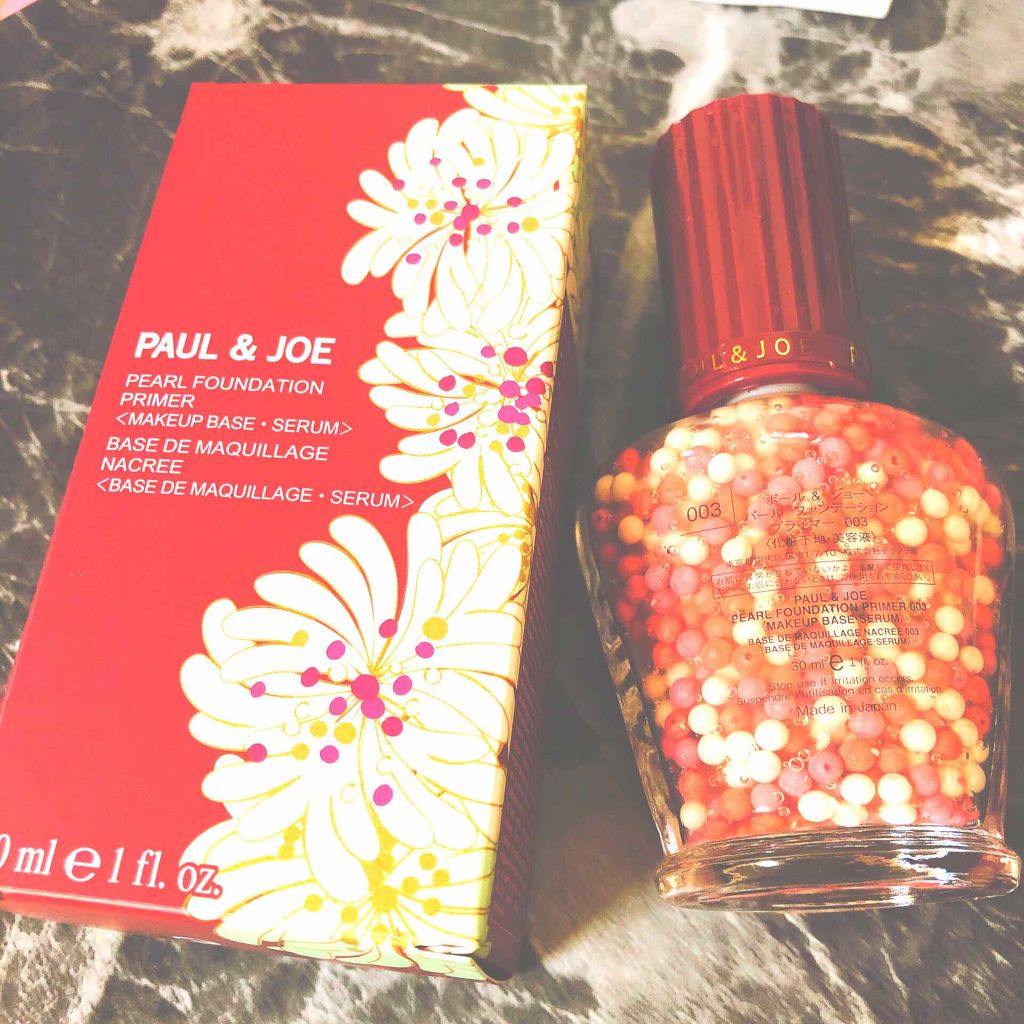パール ファンデーション プライマー 003 ピノ ノワール/PAUL & JOE BEAUTE/化粧下地を使ったクチコミ（1枚目）