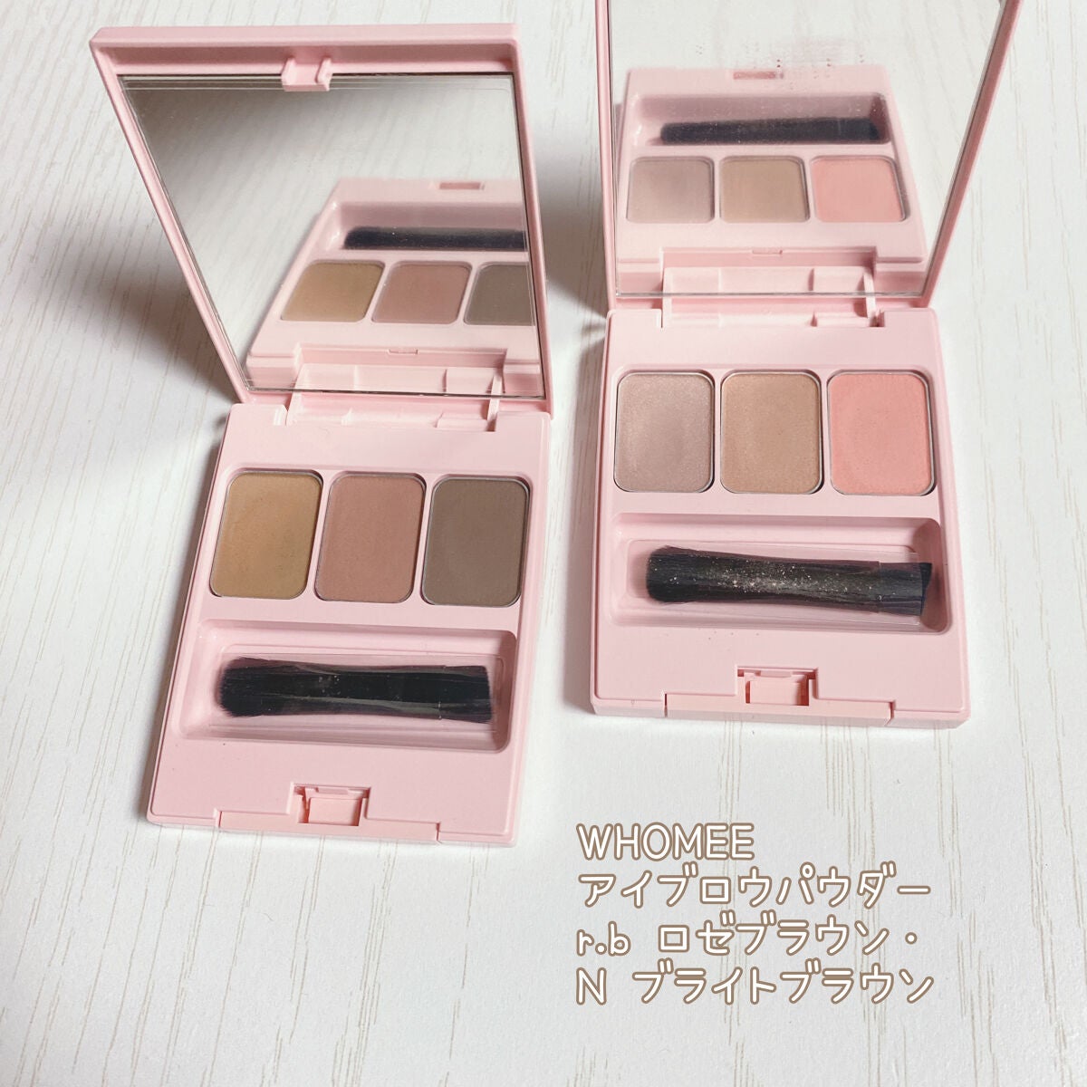 フーミー アイブロウパウダー/WHOMEE/パウダーアイブロウを使ったクチコミ(2枚目)