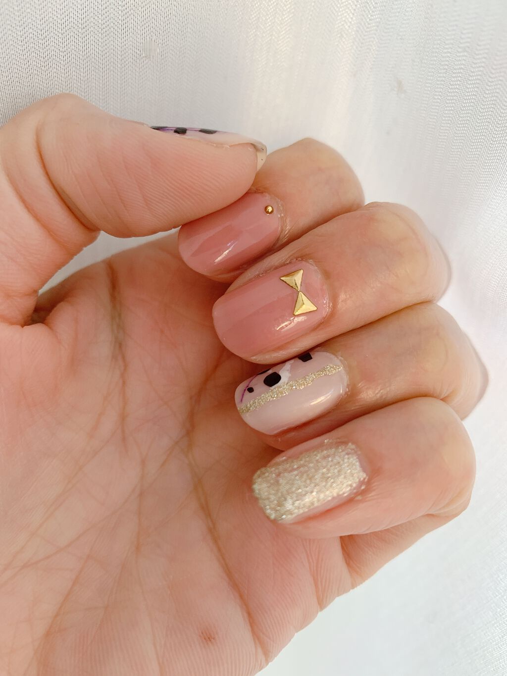 しずくネイルシール/キャンドゥ/ネイルシールを使ったクチコミ（2枚目）