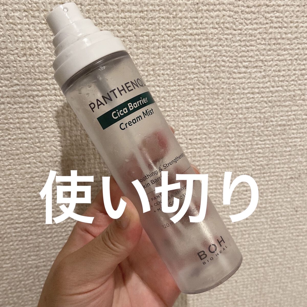 パンテノール クリームミスト/BIOHEAL BOH/化粧水を使ったクチコミ（1枚目）