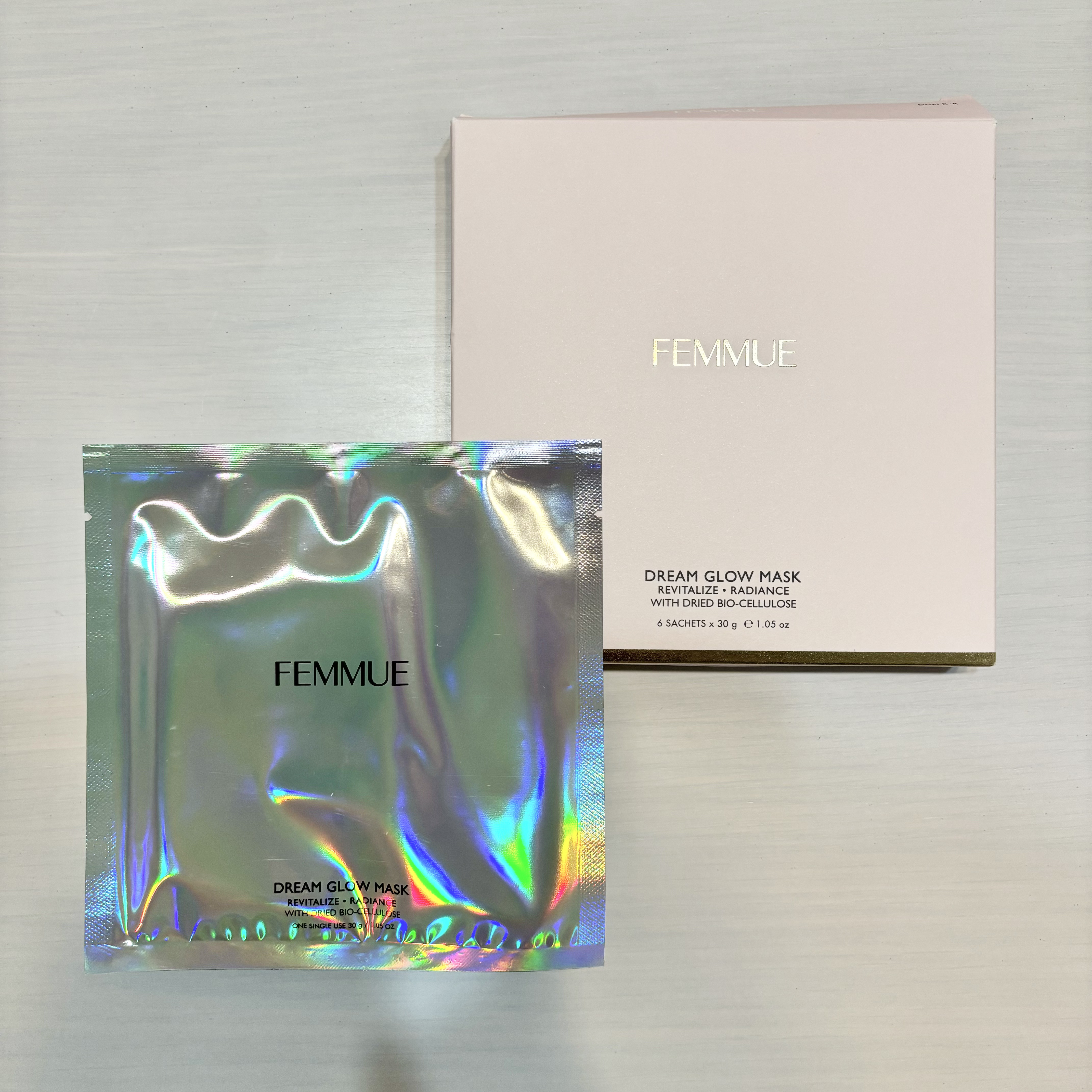 ドリームグロウマスク RR(透明感・キメ)/FEMMUE/シートマスク・パックを使ったクチコミ（2枚目）
