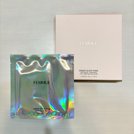 ドリームグロウマスク RR(透明感・キメ)/FEMMUE/シートマスク・パックを使ったクチコミ(2枚目)