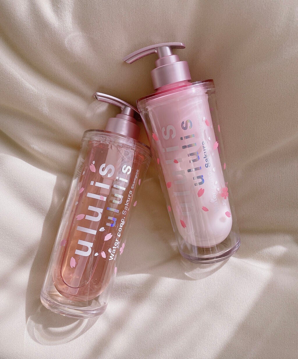 ウォーターコンク モイスト シャンプー(桜ver.)/ヘアトリートメント(桜ver.)/ululis/市販シャンプーを使ったクチコミ(1枚目)