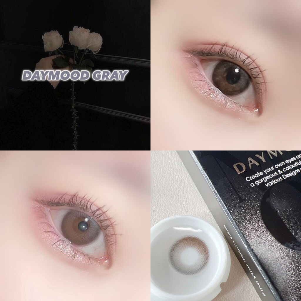デームードグレーマンスリー (DAYMOOD GRAY monthly)/OLOLA/１ヶ月（１MONTH）カラコンを使ったクチコミ（2枚目）