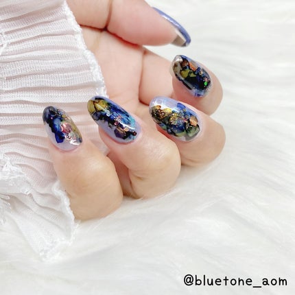 ⋆͛🦖⋆͛aomi on LIPS 「レトロ感のあるのができた⋆⸜(*॑꒳॑*)⸝寒色×ゴールドなイ..」(7枚目)