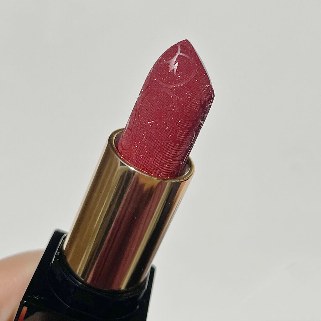 ルージュ アンリミテッド ディスコ グリッツ/shu uemura/口紅を使ったクチコミ（3枚目）