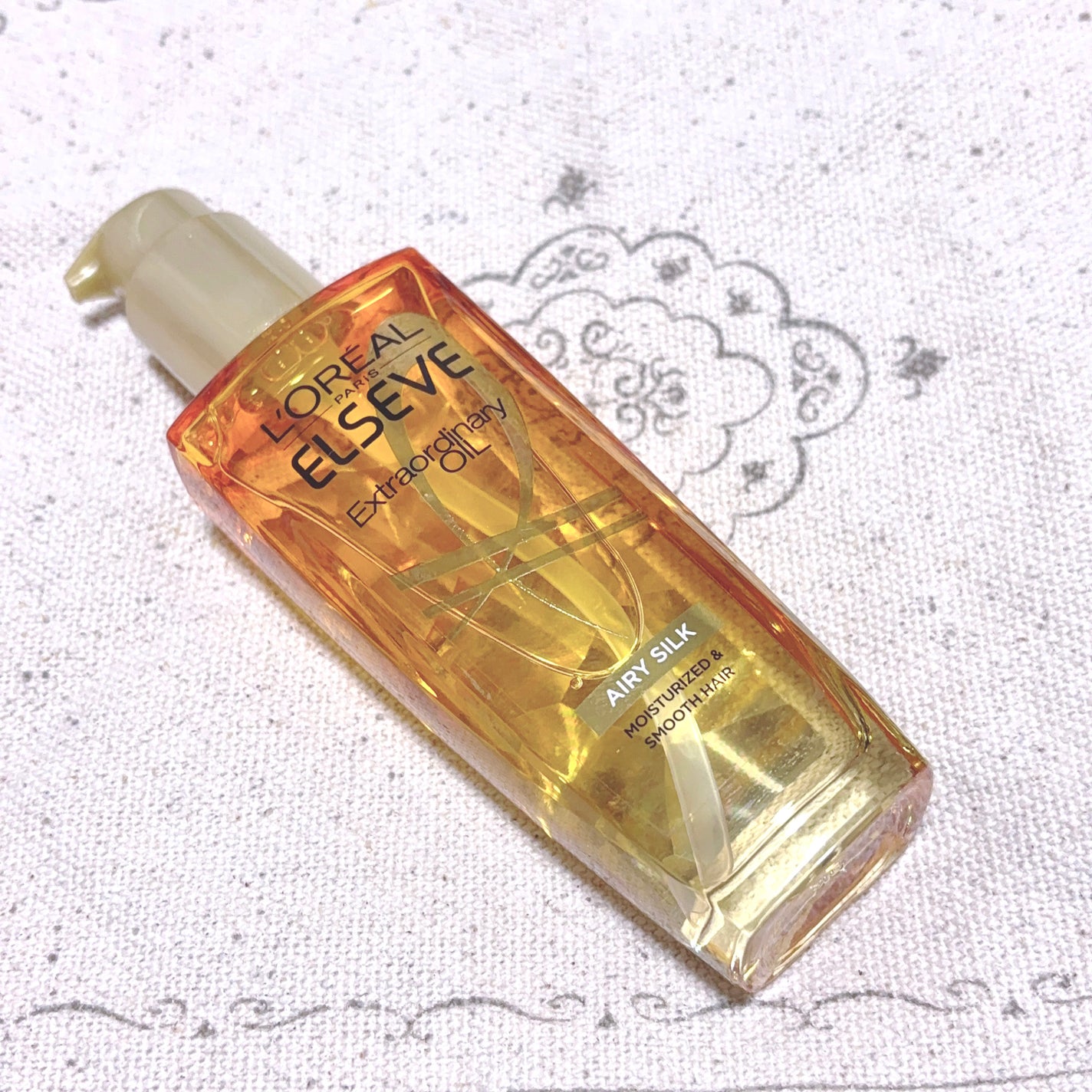 ロレアル パリ エクストラオーディナリー オイル エアリー シルク/ロレアル パリ/ヘアオイルを使ったクチコミ(4枚目)