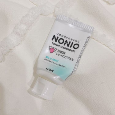 【NONIO 舌専用クリーニングジェル】

〇特徴
ブラッシングでは落としにくい舌に付着した汚れを浮かせて落としやすくし、口臭予防も！！
舌を優しく磨ける低刺激処方！！

🙆‍♀️Good
・汚れがとれ