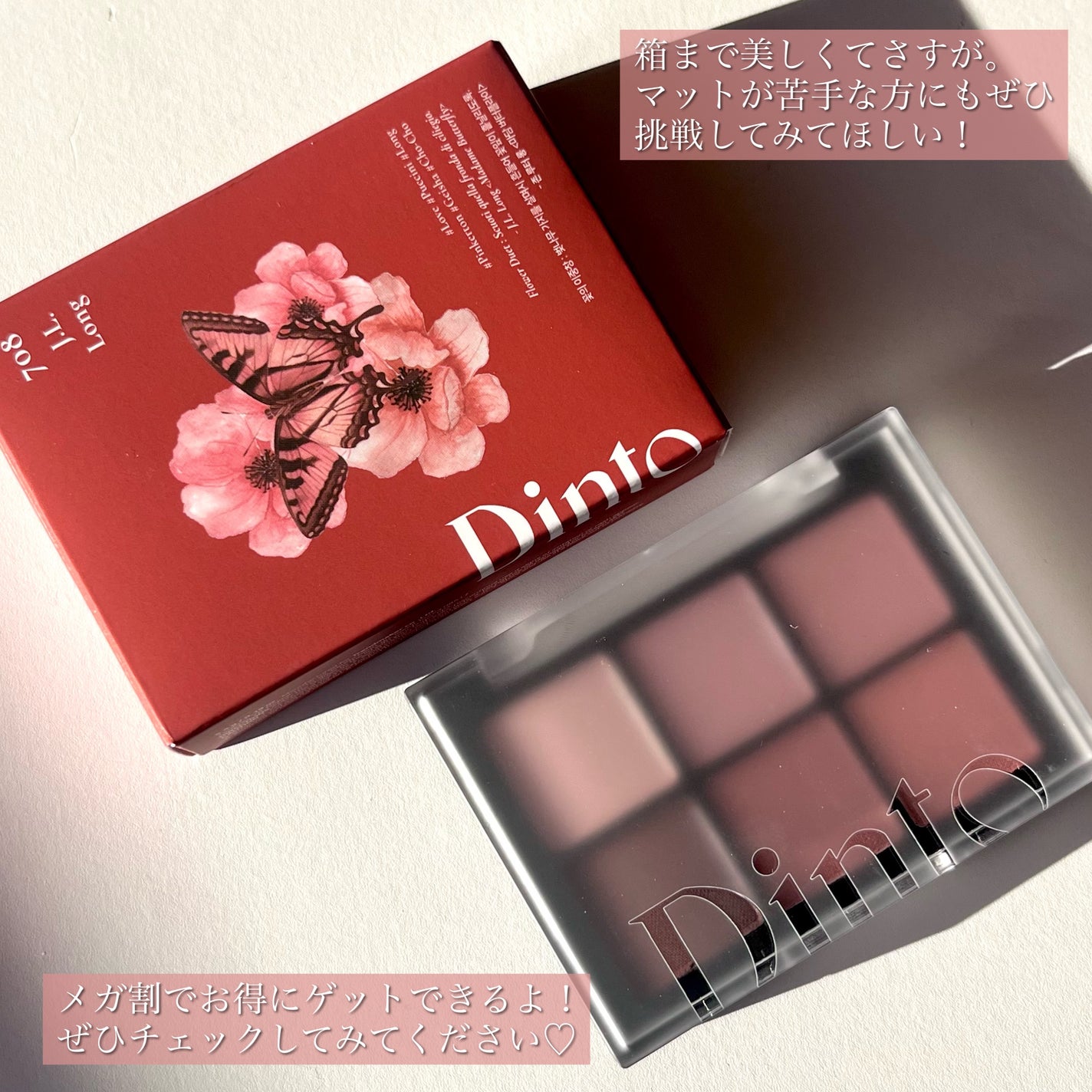 ブラーフィニシュシャドウパレット/Dinto/アイシャドウパレットを使ったクチコミ(7枚目)