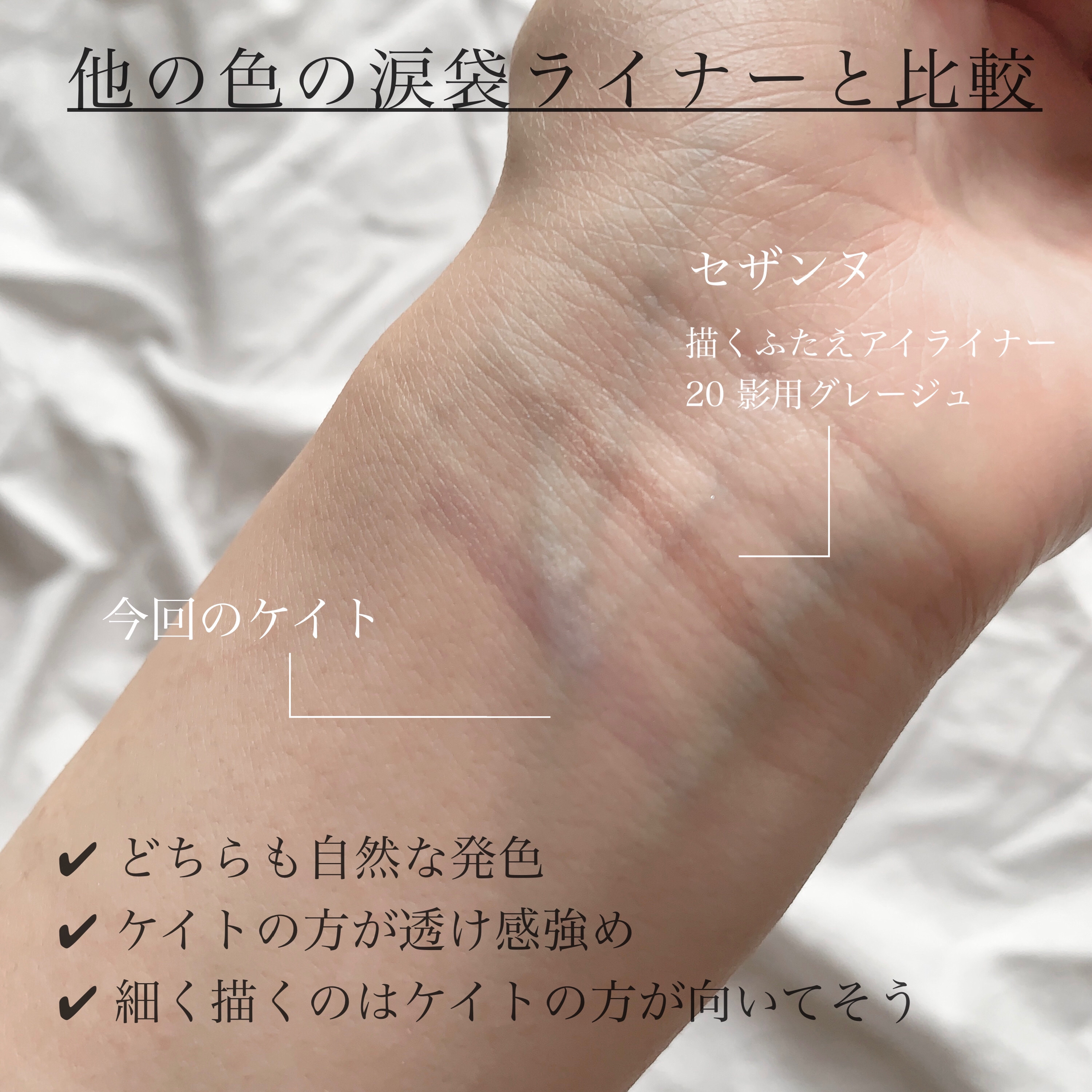 ダブルラインエキスパート(血色陰影カラー)/KATE/リキッドアイライナーを使ったクチコミ（3枚目）