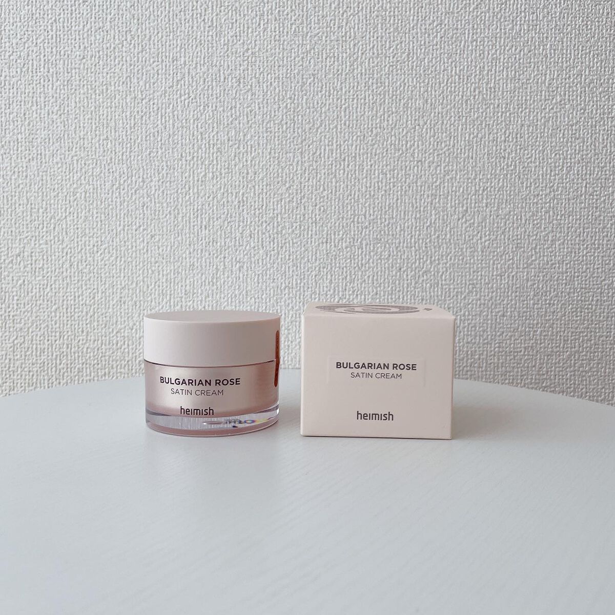 ブルガリアンローズ　サテンクリーム/heimish/フェイスクリームを使ったクチコミ（1枚目）