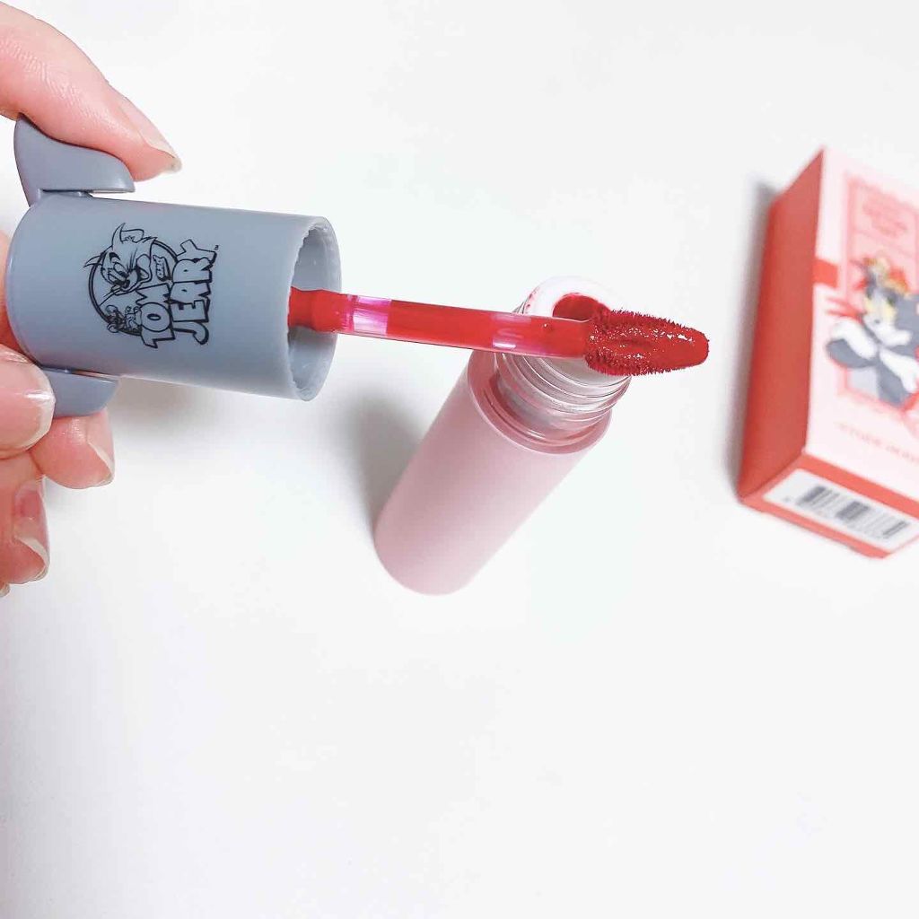 ラッキーフレンズ カラフルタトゥーティント/ETUDE/口紅を使ったクチコミ(3枚目)