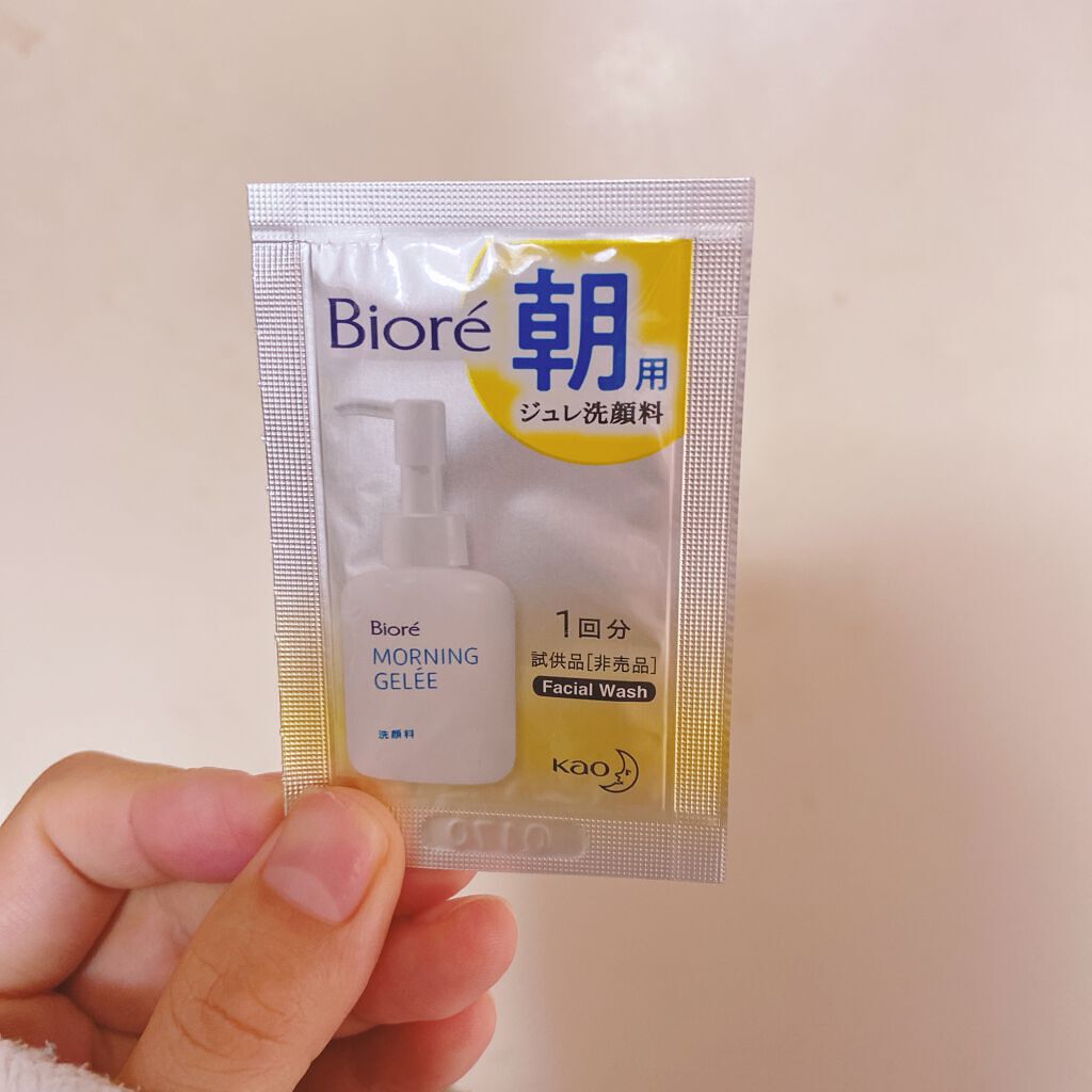 朝用ジュレ洗顔料/ビオレ/その他洗顔料を使ったクチコミ（1枚目）