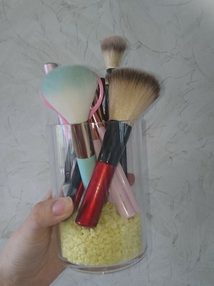 アクリルポット/無印良品/その他化粧小物を使ったクチコミ(1枚目)