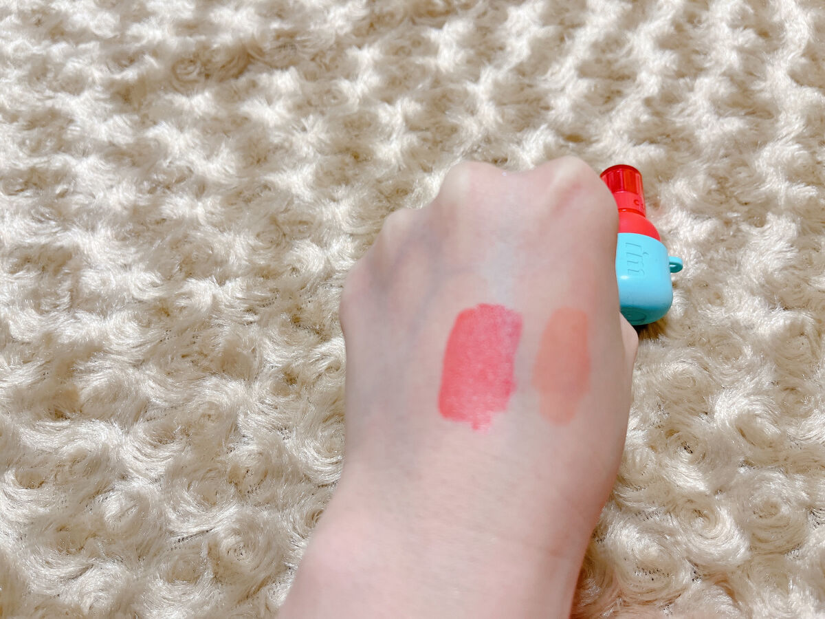 カラーキーリングウォータージェルティント #06 My Cherry/i’m meme/リップティントを使ったクチコミ（2枚目）