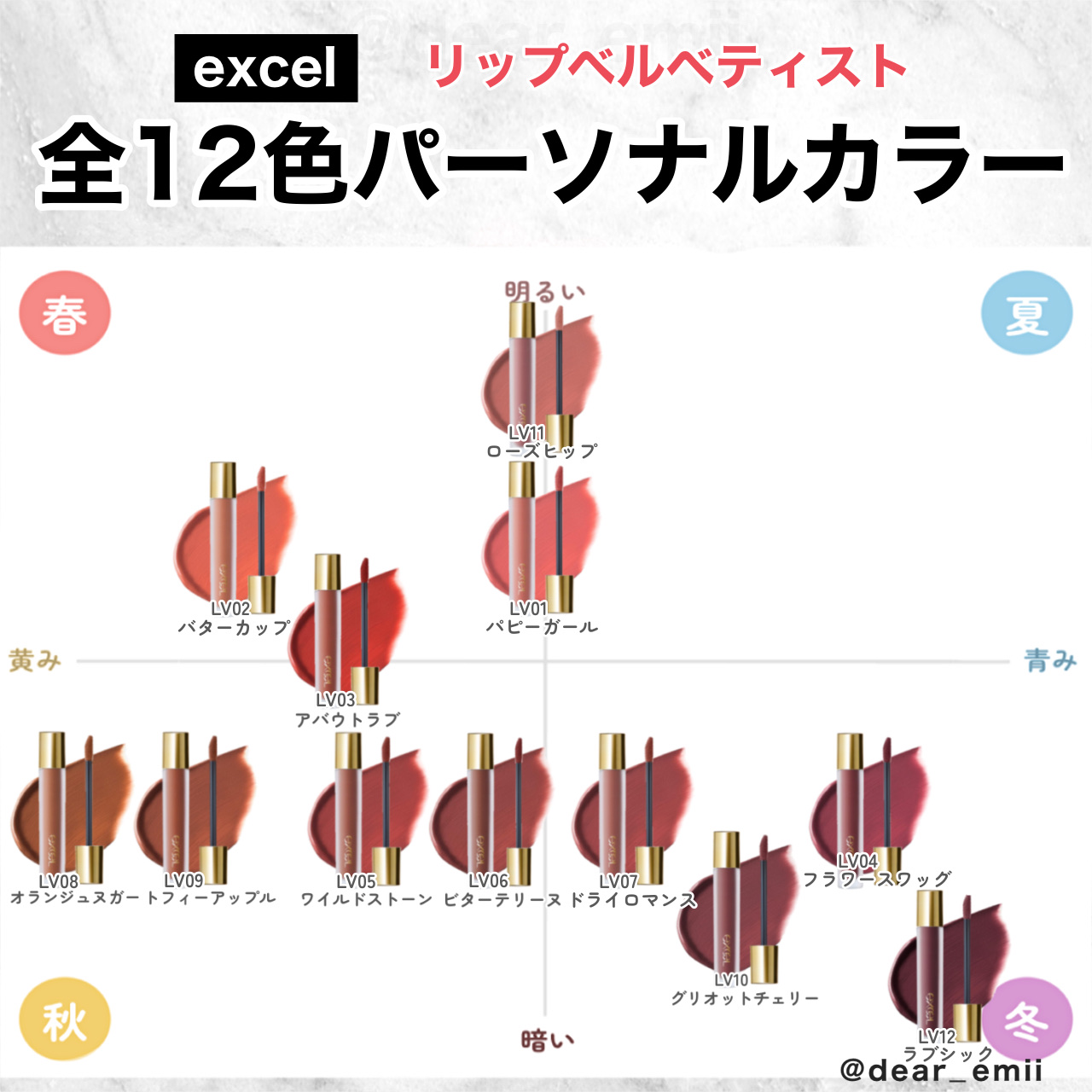 リップベルベティスト/excel/口紅を使ったクチコミ（2枚目）