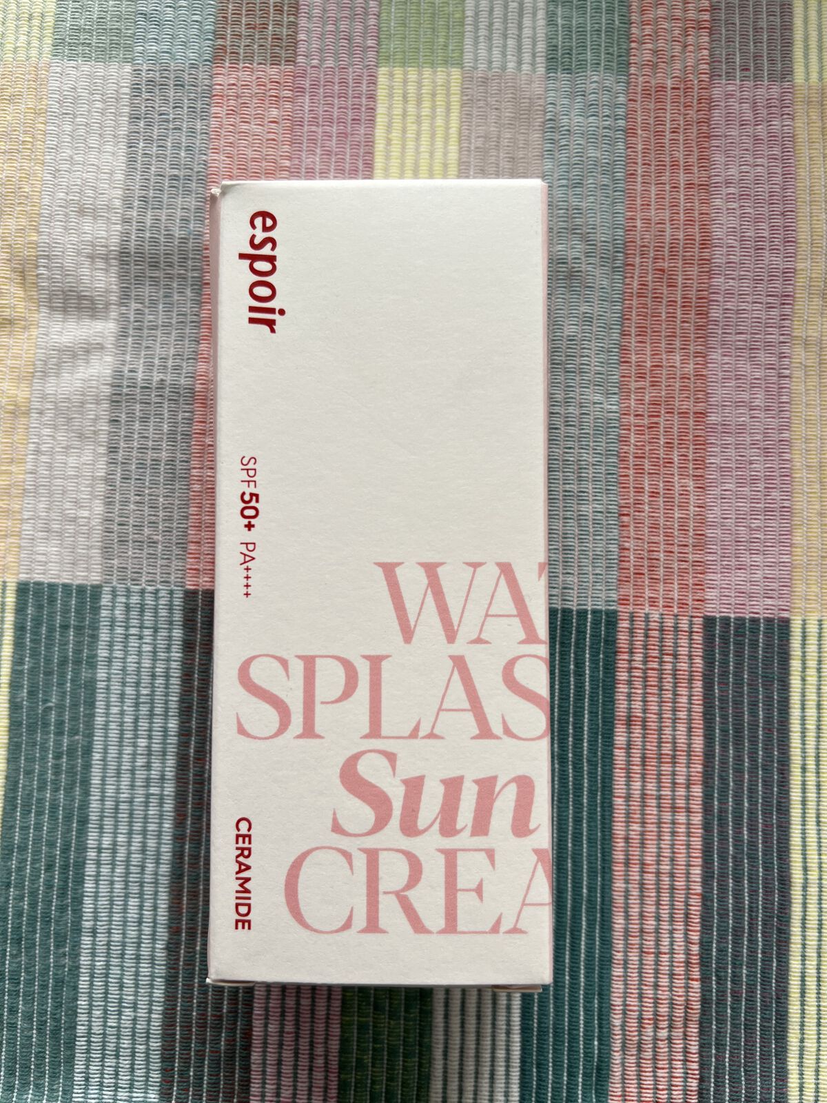 ウォータースプラッシュサンクリーム セラミド/espoir/日焼け止めクリームを使ったクチコミ（2枚目）